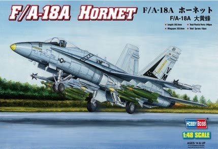 Model plastikowy F/A-18A Hornet Hobby Boss