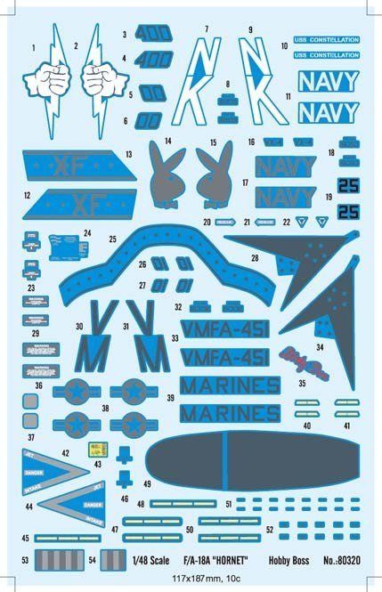 Model plastikowy F/A-18A Hornet Hobby Boss