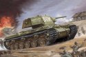 Model plastikowy Soviet KV-1s Ehkranami Trumpeter