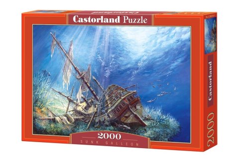 Puzzle 2000 elementów Zatopiony Galeon Castor