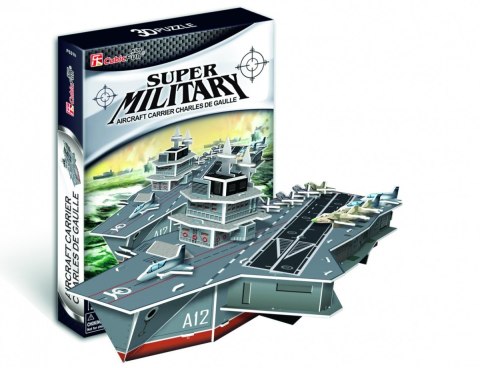 Puzzle 3D Aircraft Carrier Charles Cubic Fun