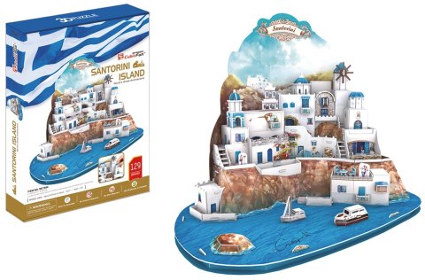 Puzzle 3D Santorini duży zestaw Cubic Fun