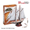 Puzzle 3D Żaglowiec Dwumasztowy Cubic Fun