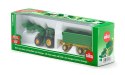 Traktor John Deere z Przyczepą i Ładowarką Siku
