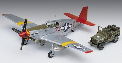 ACADEMY P-51C Mustang + Jeep Academy