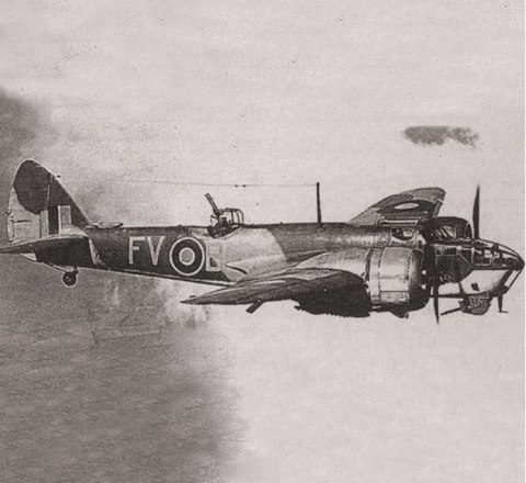 British Bomber Bristol Blenheim Zvezda