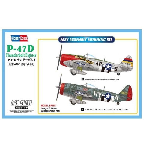 HOBBY BOSS P-47D Thunder bolt Fighter Hobby Boss