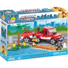 Klocki Fire Rescue Team 200 elementów / 2 figurki Cobi Klocki