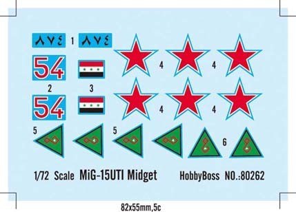 Model plastikowy MiG-15UTI Midget Hobby Boss