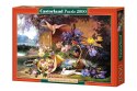 Puzzle 2000 elementów Elegancka martwa natura z kwiatami, Eugene Bidau Castor