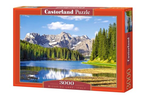 Puzzle 3000 elementów, Jezioro Misurina, Italia Castor