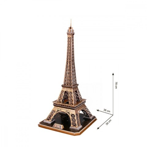 Puzzle 3D Wieża Eiffel Duży Zestaw Cubic Fun