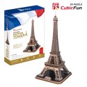 Puzzle 3D Wieża Eiffel Duży Zestaw Cubic Fun