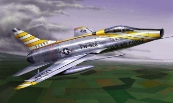 TRUMPETER F-100D Super S abre Trumpeter