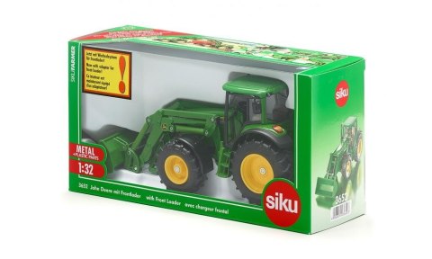Traktor John Deere z przednią ładowarką Siku