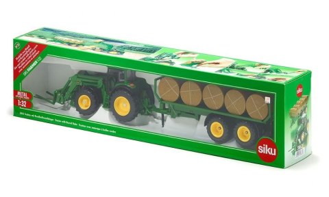 Traktor z Ładowarką i Słomą w Belach Siku