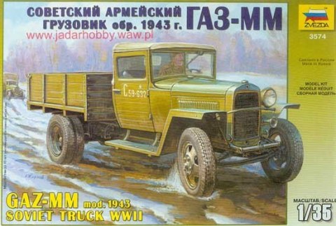 ZVEZDA GAZ-MM mod.1943 W WII Zvezda