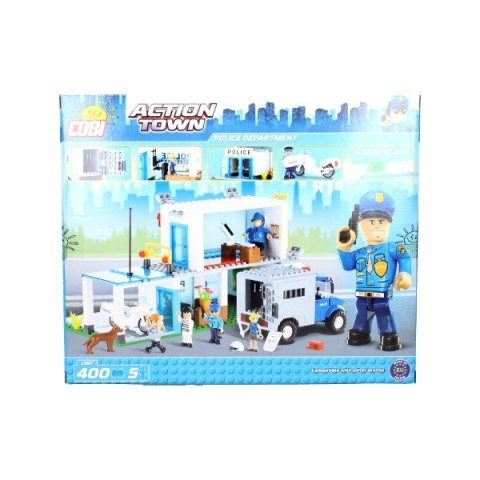 COBI Action Town Wydział policji Cobi Klocki
