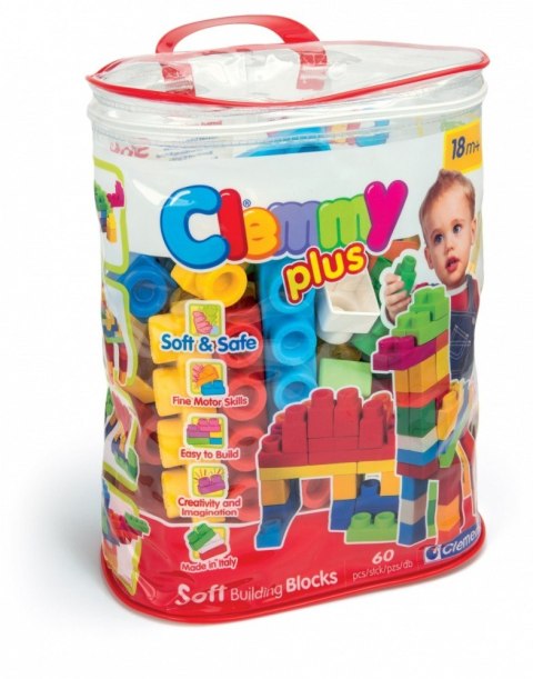 Clemmy Plus zestaw 60 klocków Clementoni