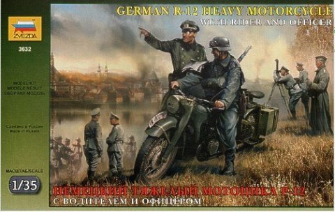 German R12 Heawy Motorcycle Zvezda
