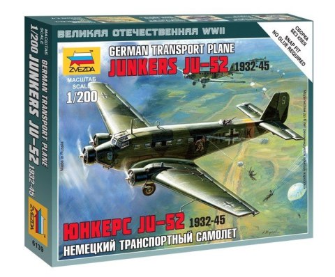 German Transport Plane Junkers JU-52 Zvezda