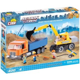 Klocki Action Town Budowa Obsługiwanie M. Cobi Klocki