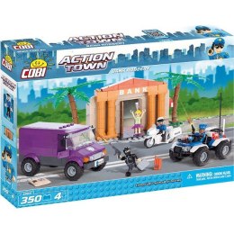 Klocki Action Town Napad na Bank Policyjny Cobi Klocki