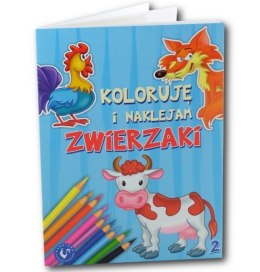 Koloruję i Naklejam Zwierzaki 2 Promatek