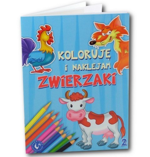 Koloruję i Naklejam Zwierzaki 2 Promatek