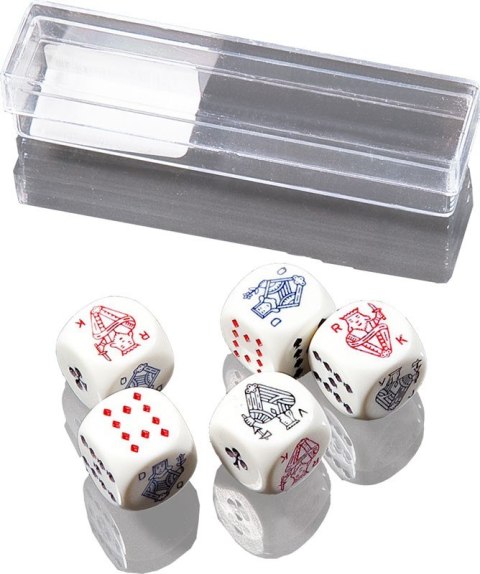 Kości pokerowe małe 5 sztuk Piatnik