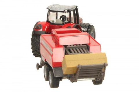 Massey Ferguson MF 8690 z prasą Siku