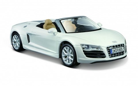 Model metalowy Audi R8 Spyder biały Maisto