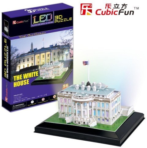 PUZZLE 3D BIAŁY DOM (ŚWIATŁO) Cubic Fun