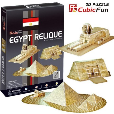 PUZZLE 3D EGIPSKIE BUDOWLE Cubic Fun