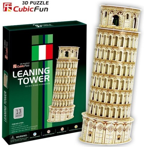 PUZZLE 3D KRZYWA WIEŻA PISA Cubic Fun