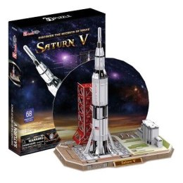 PUZZLE 3D Rakieta Saturn V Cubic Fun
