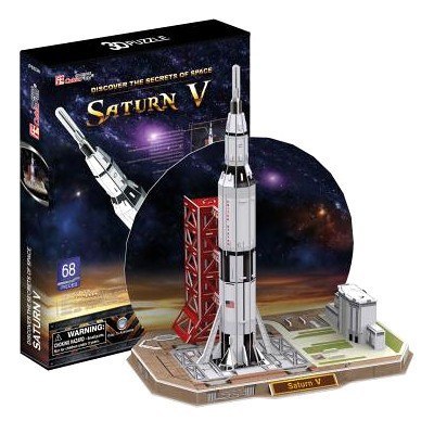 PUZZLE 3D Rakieta Saturn V Cubic Fun