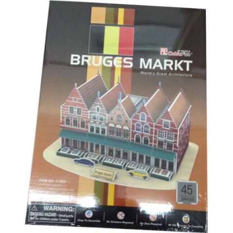 PUZZLE 3D Rynek W Brugii Cubic Fun
