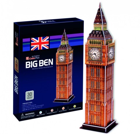 Puzzle 3D Zegar Big Ben Cubic Fun