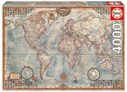 Puzzle 4000 elementów, The World, Executive Map Educa