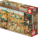 Puzzle 9000 elementów Ogród ziemskich przysmaków Educa