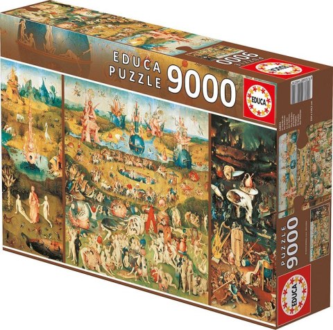 Puzzle 9000 elementów Ogród ziemskich przysmaków Educa