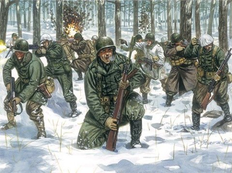 US Infantry in Winter Uniforms Italeri