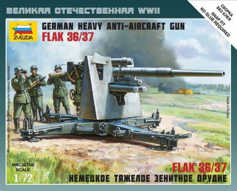 ZVEZDA German Heavy Anti -Aircraft Gun Zvezda