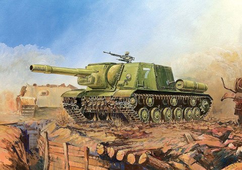 ZVEZDA ISU-152 Soviet Se lf Propelled Gun Zvezda