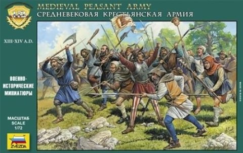ZVEZDA Medieval Peasant Army XIII-XV C. Zvezda