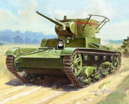 ZVEZDA Soviet Light Tank T-26 Zvezda