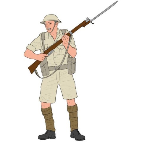 Zestaw figurek British 8. Army WWII Revell