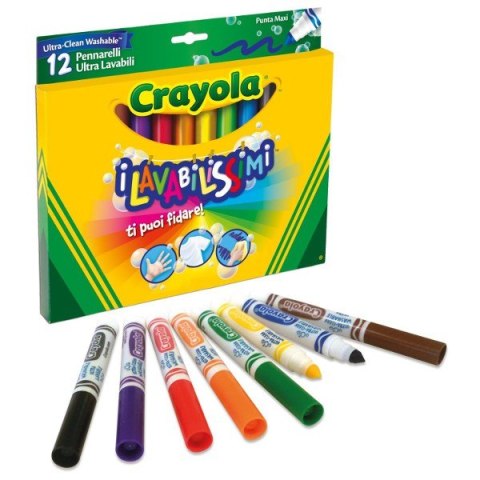 Flamastry super spieralne 12 szt. Crayola