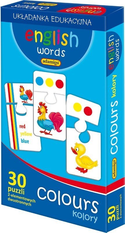 Gra English words - Colours Adamigo